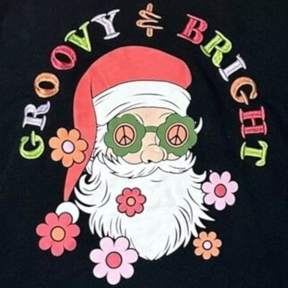Better Together Women’s Santa Clause Christmas Flower 70’s Groovy | NEW/NWT!🎁 - Picture 3 of 7